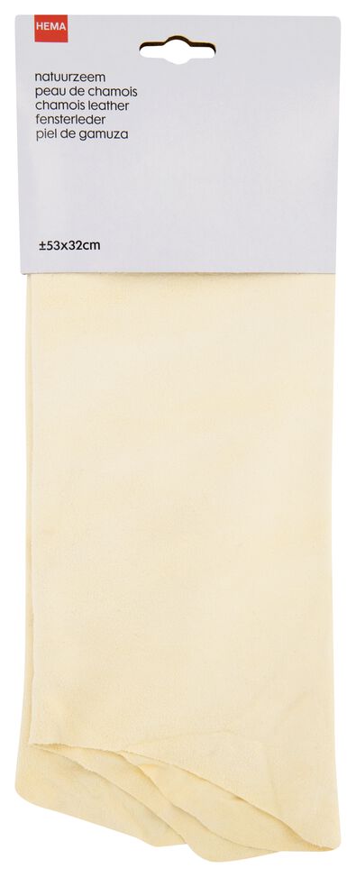 peau de chamois naturelle 53x32 - 20510037 - HEMA