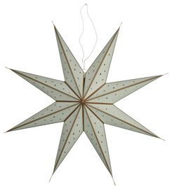 étoile de noël éclairage LED Ø68cm vert - 25580013 - HEMA