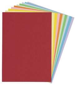 60 feuilles de carton de couleur - 15910202 - HEMA