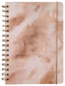 notitieboek A5 gelinieerd roze - 14120050 - HEMA