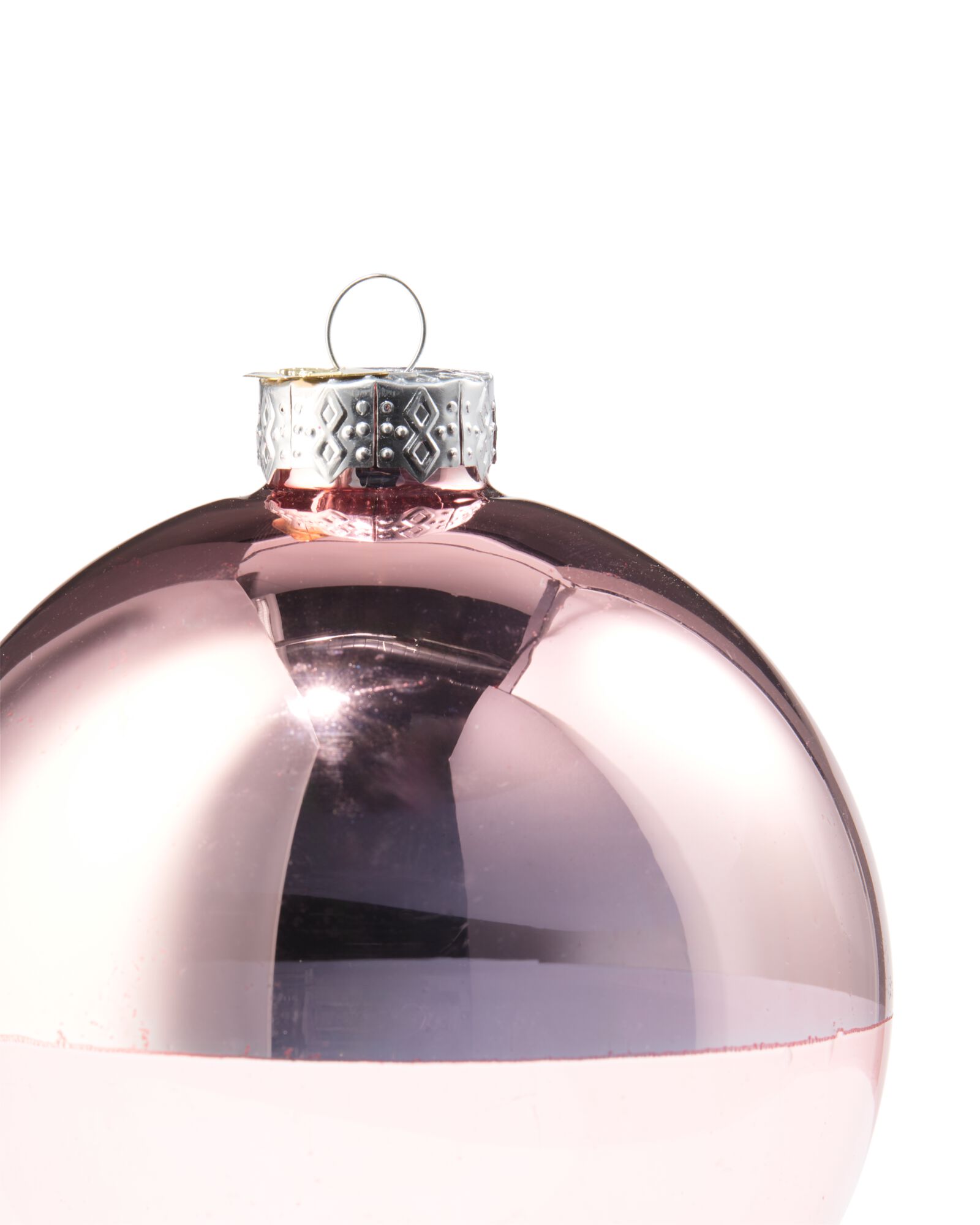 boule de No&euml;l grand rose clair - 25110071 - HEMA