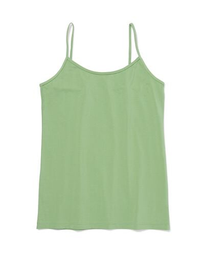 Damentop Baumwolle Spaghettitr&auml;ger  gr&uuml;n gr&uuml;n - 19602581GREEN - HEMA