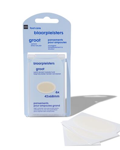 6er-Pack Blasenpflaster, gro&szlig; - 11901937 - HEMA