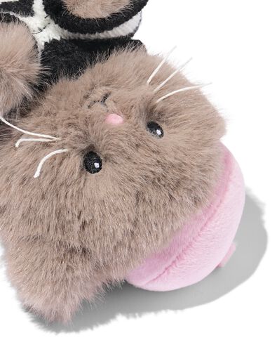 peluche 20x11x13cm chat avec b&eacute;ret - 61104319 - HEMA