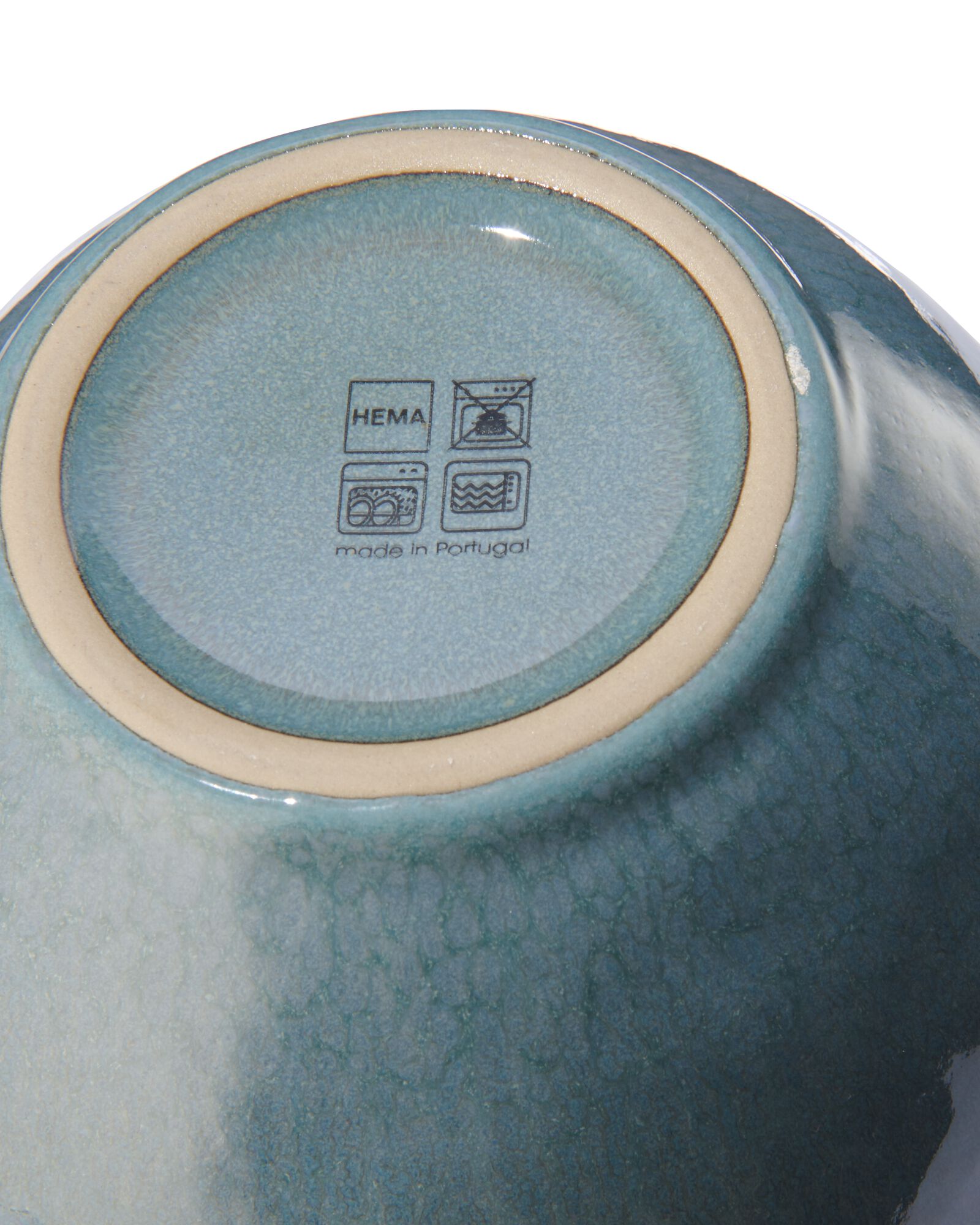 coquetier - 5 cm - Porto - &eacute;mail r&eacute;actif - bleu - 9602025 - HEMA