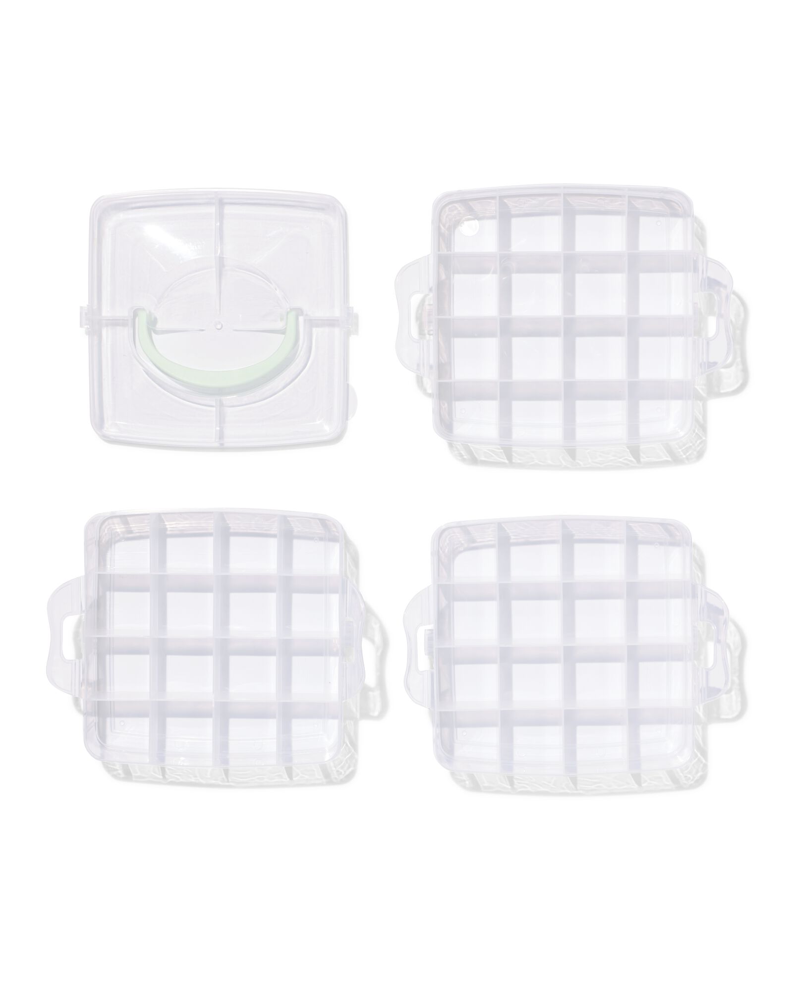 bo&icirc;te de rangement pour perles empilable - 3 pi&egrave;ces - 15900530 - HEMA