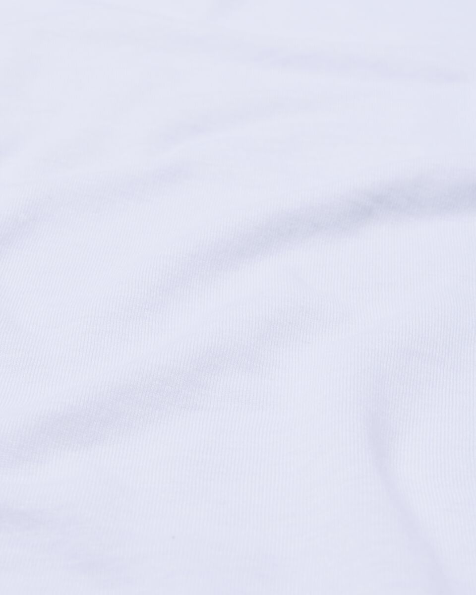 drap-housse coton jersey 180 x 220 cm blanc 180 x 220 - 5100166 - HEMA