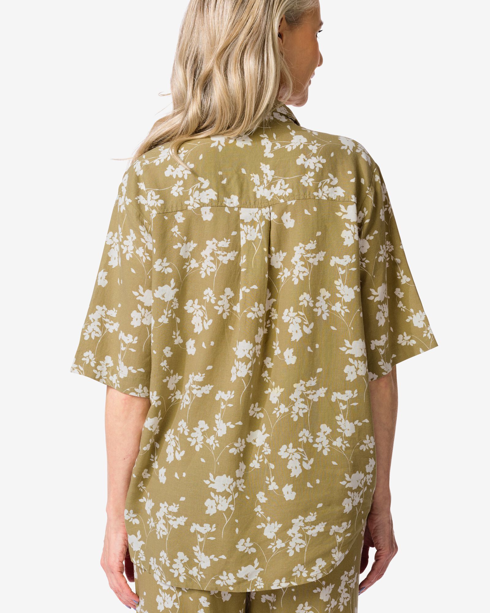 chemisier femme Lizzy fleurs vert vert - 36211530GREEN - HEMA