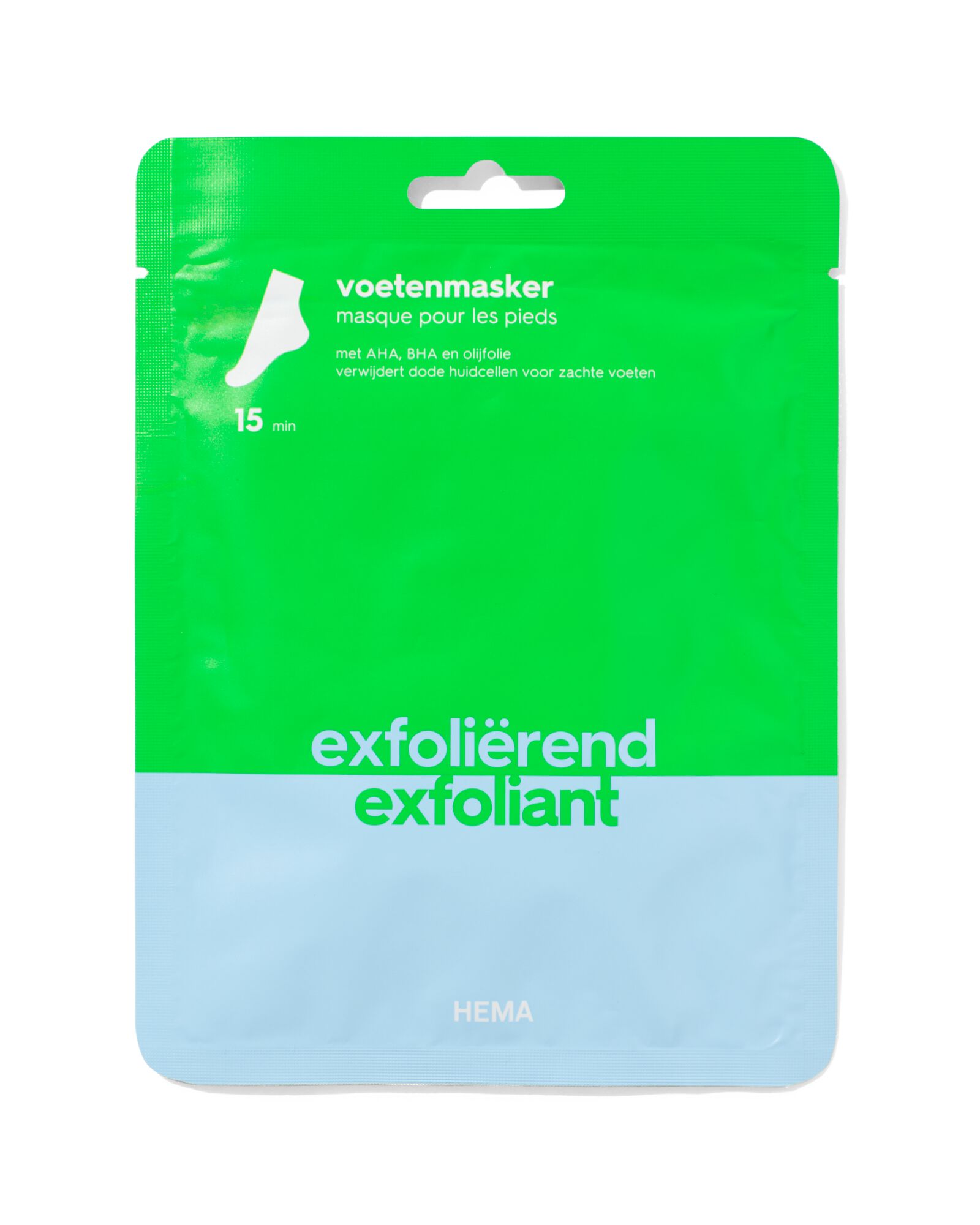Masque pour les pieds exfoliant 2 pi&egrave;ces - 11910041 - HEMA