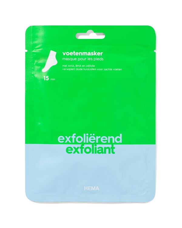 Masque pour les pieds exfoliant 2 pi&egrave;ces - 11910041 - HEMA