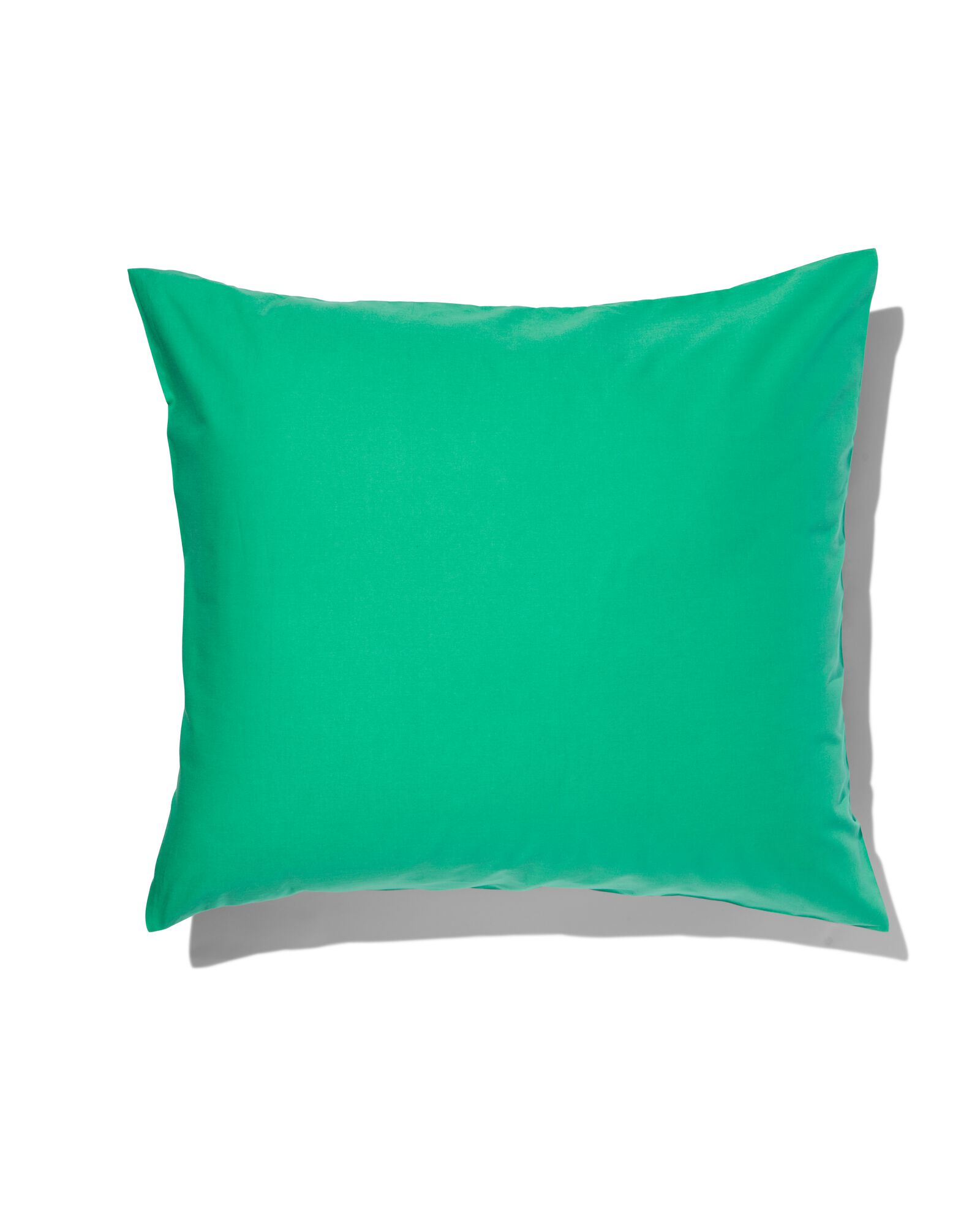 taie d'oreiller 60x70cm coton doux vert - 5130022 - HEMA