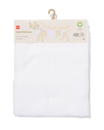 4 linges hydrophiles 60x60 cm - 33345930 - HEMA