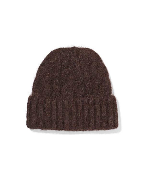 bonnet femme marron - 16451077 - HEMA