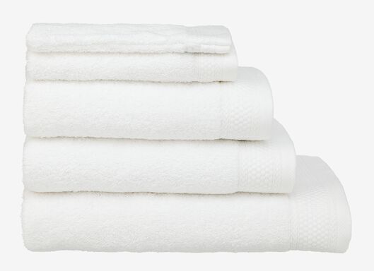 petite serviette - qualité hôtel très épaisse - blanc - 5205010 - HEMA