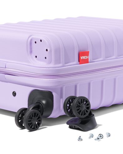 Koffer, ABS, 35 x 20 x 55 cm, violett - 18640040 - HEMA