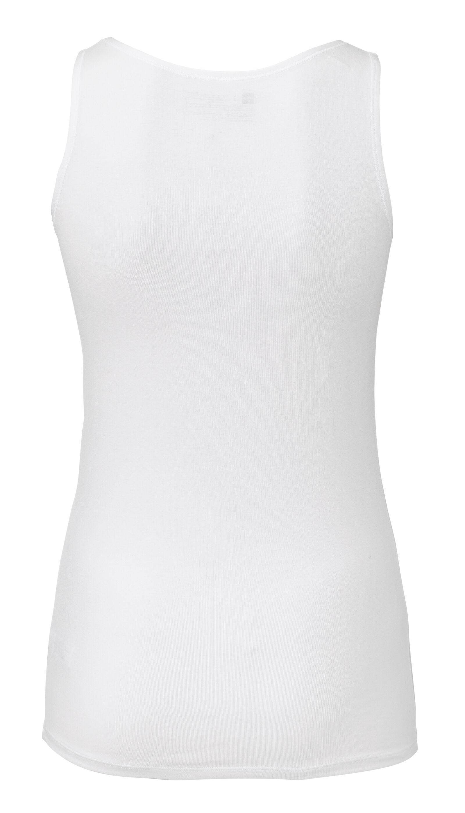 débardeur femme - real lasting cotton blanc L - 19630328 - HEMA