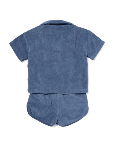 ensemble de v&ecirc;tements b&eacute;b&eacute; coupe confortable tissu &eacute;ponge bleu bleu - 33186470BLUE - HEMA