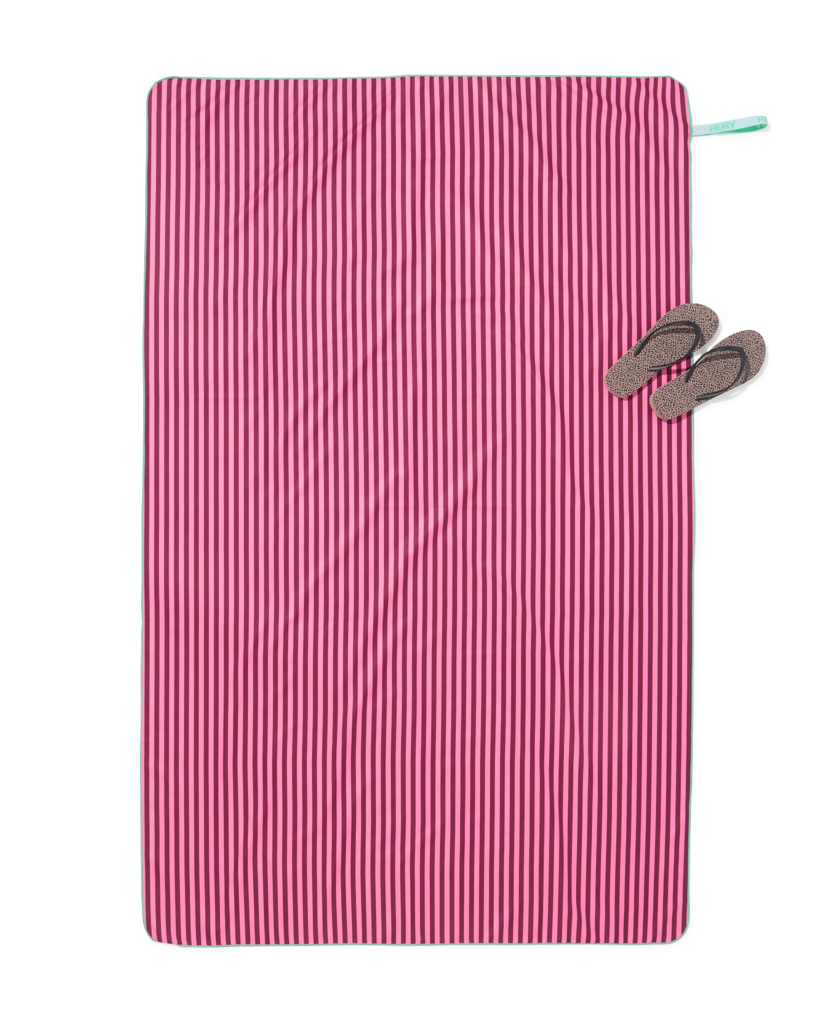 strandlaken 110x175cm microvezel strepen - 5200258 - HEMA