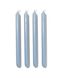 12 longues bougies dintérieur Ø2.2x29 bleu clair - 13502906 - HEMA