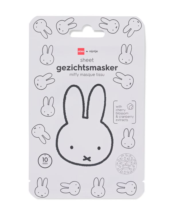masque tissu Miffy - 60410123 - HEMA