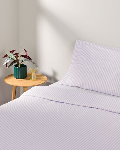 housse de couette 140x200/220 cm coton doux beige - 5750134 - HEMA