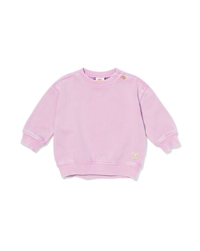Babypullover aus Sweatstoff violett violett - 33057070PURPLE - HEMA