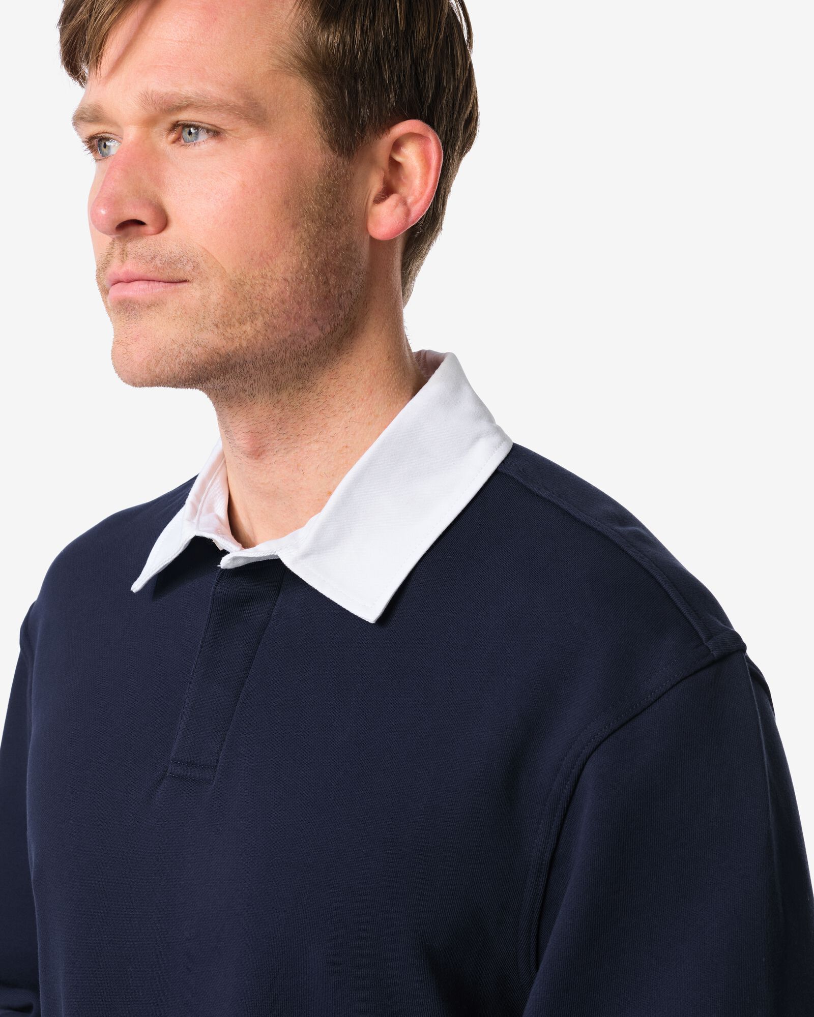 pull homme Sammy tissu sweatshirt bleu fonc&eacute; bleu fonc&eacute; - 2130430DARKBLUE - HEMA