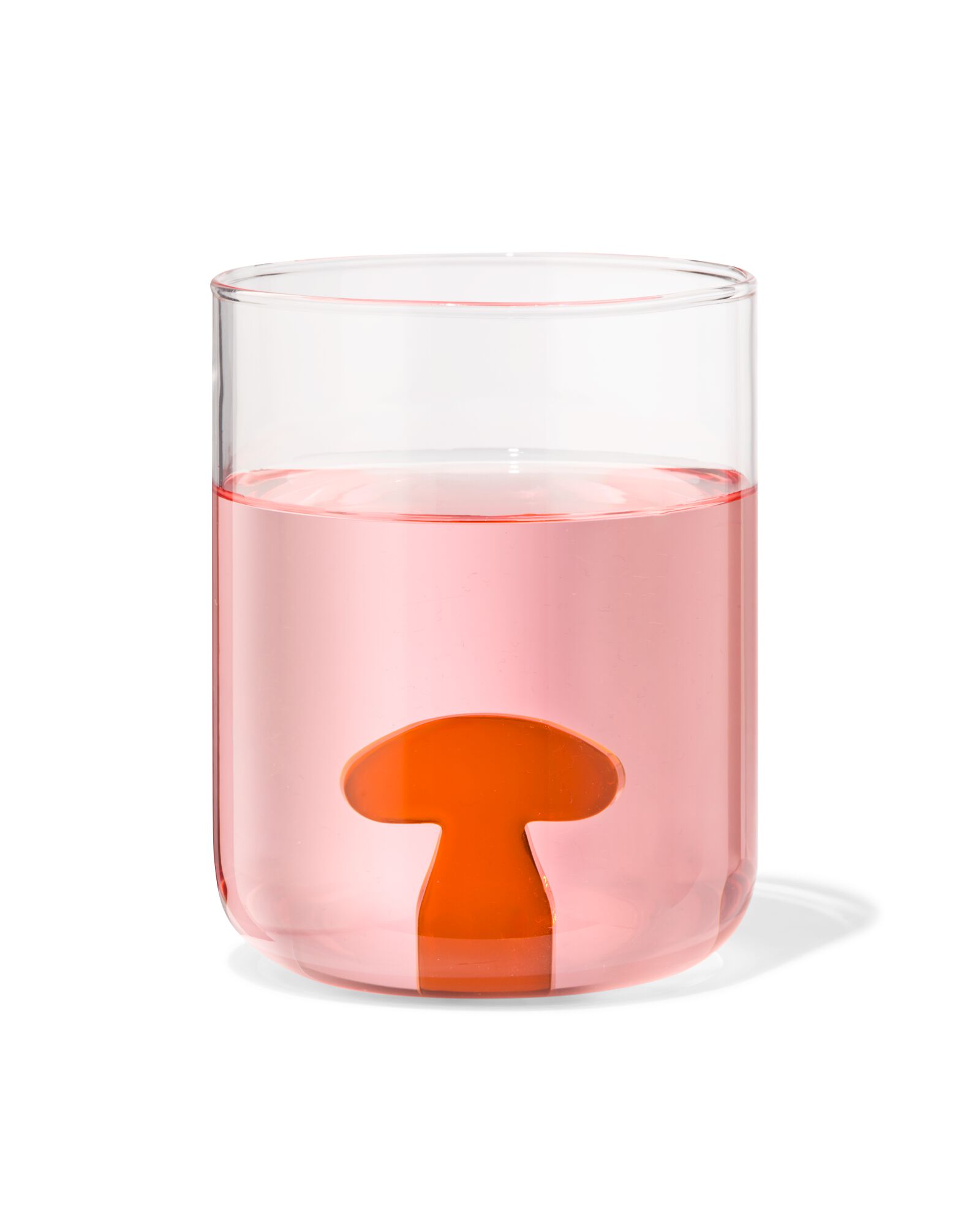 verre avec champignon 450 ml automne - 25200388 - HEMA