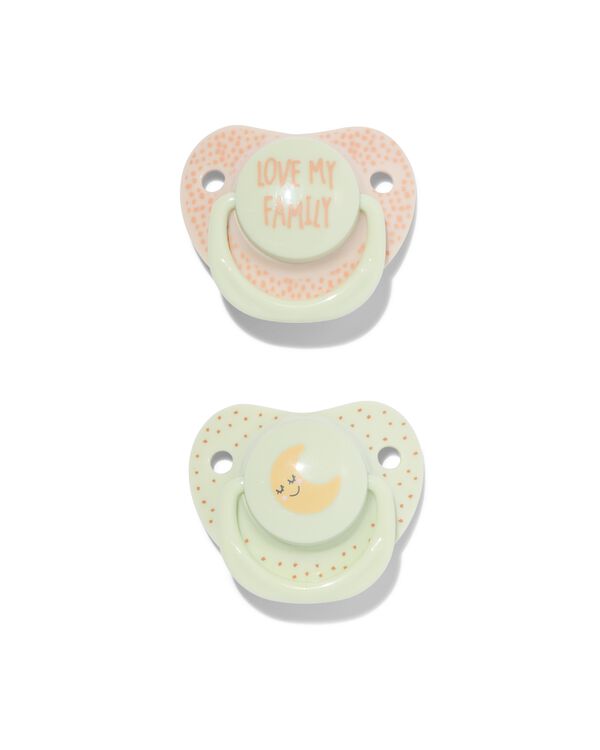 sucettes avec côté plat lune 0-6m - 33508350 - HEMA