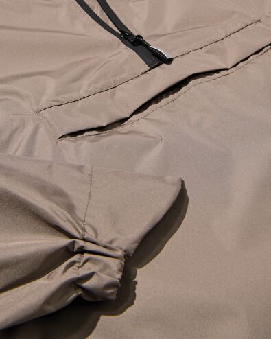 regenponcho voor volwassenen taupe taupe - 34440175TAUPE - HEMA