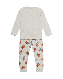 pyjama enfant singe gris clair gris clair - 1000030181 - HEMA