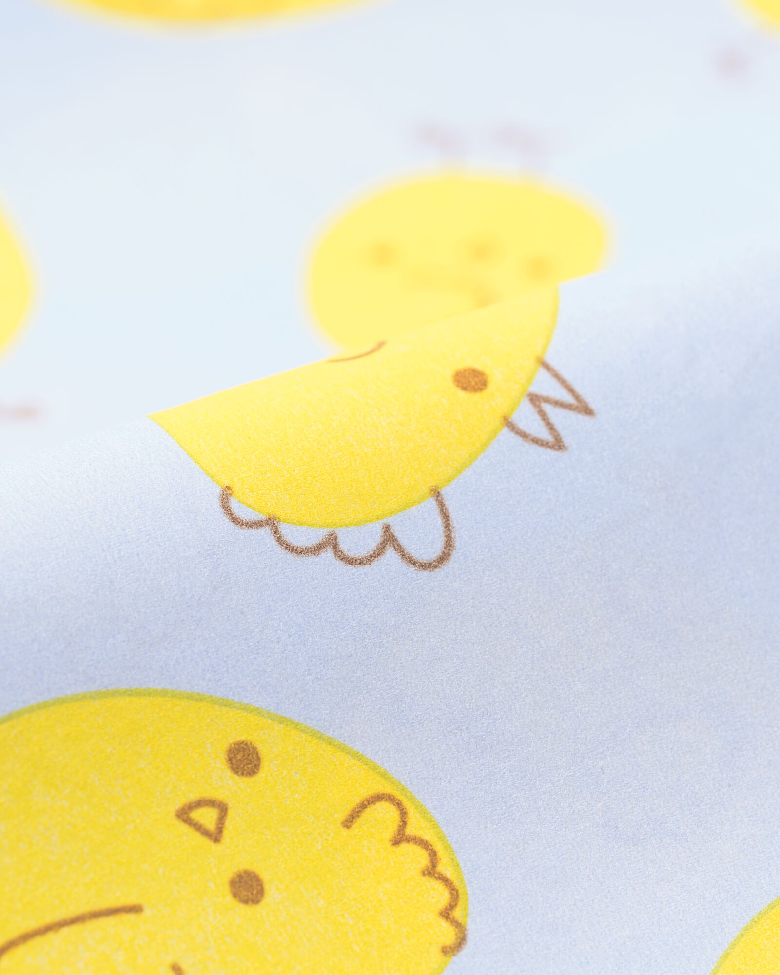 nappe 220x138cm papier poussins - 25800046 - HEMA