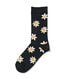 chaussettes avec coton marguerites noir 39/42 - 4141107 - HEMA