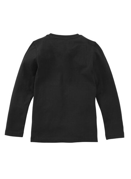 Kinder-Shirt, Biobaumwolle schwarz schwarz - 1000019379 - HEMA