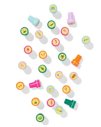 stempelset dino 26-delig - 15900241 - HEMA