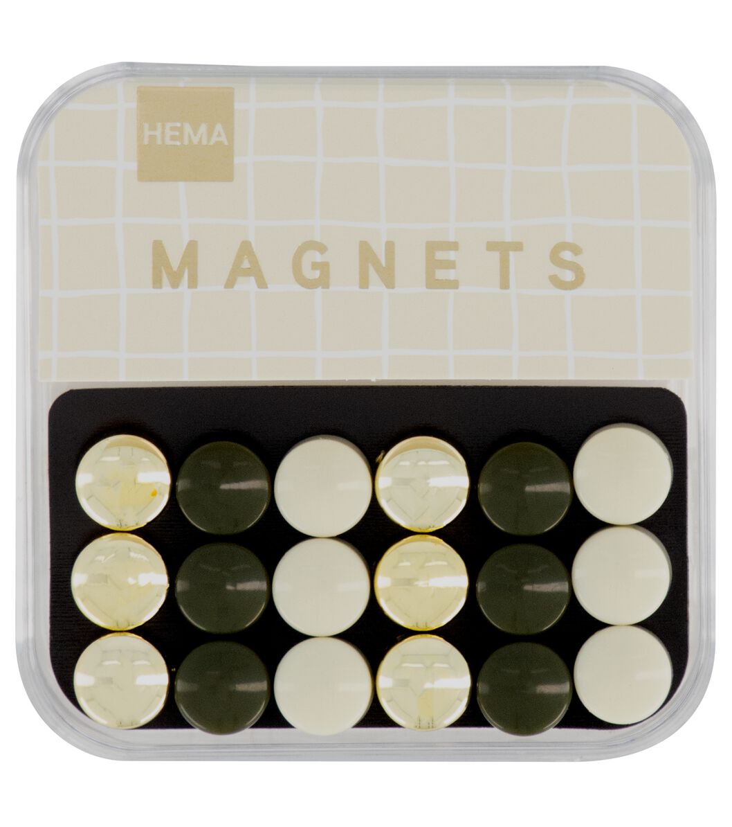 Geduld Voorbereiding heilige mini magneten Ø1cm - 18 stuks - HEMA