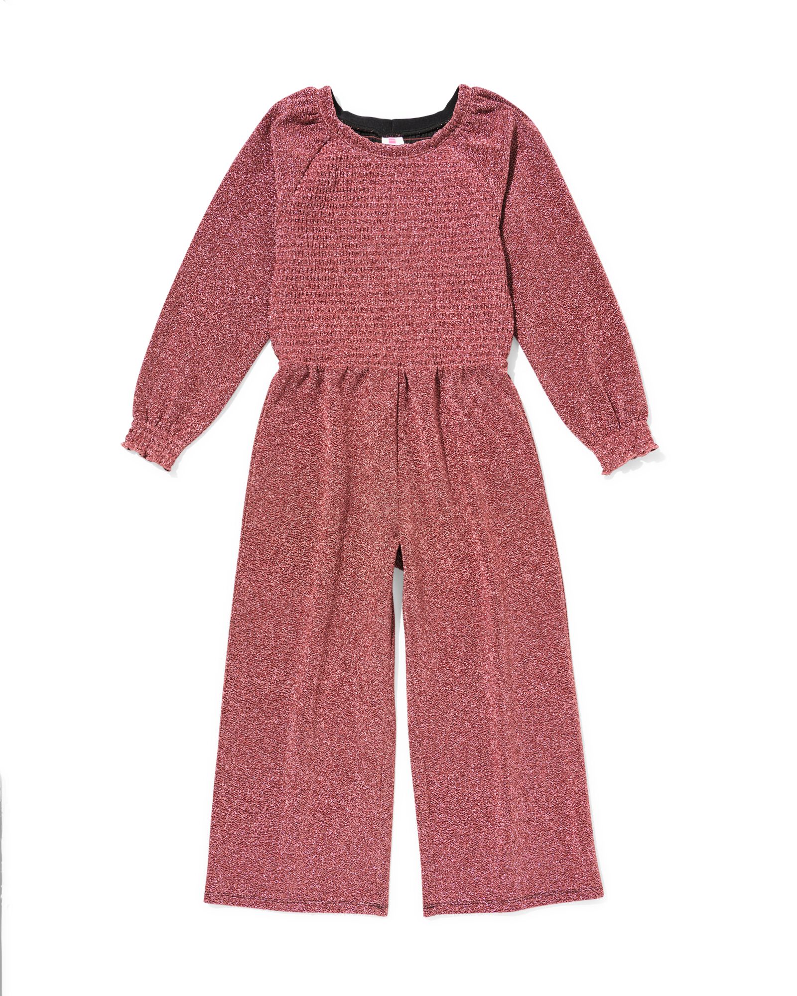 kinderjumpsuit glitter roze roze - 30836722PINK - HEMA
