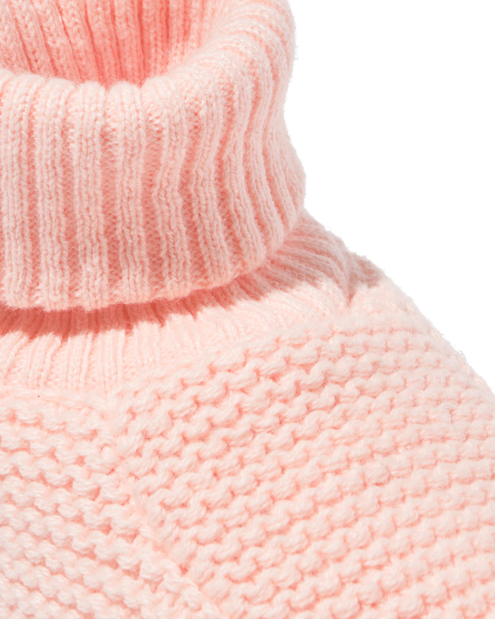 newborn sloffen gebreid roze - 33200395PINK - HEMA