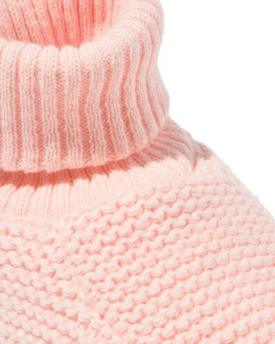 newborn sloffen gebreid roze - 33200395PINK - HEMA
