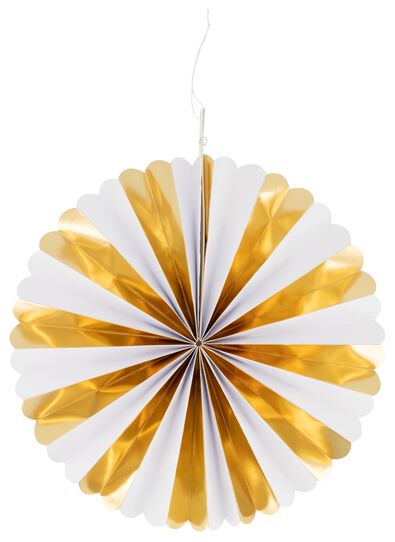 waaiers papier goud - 2 stuks - 14230164 - HEMA