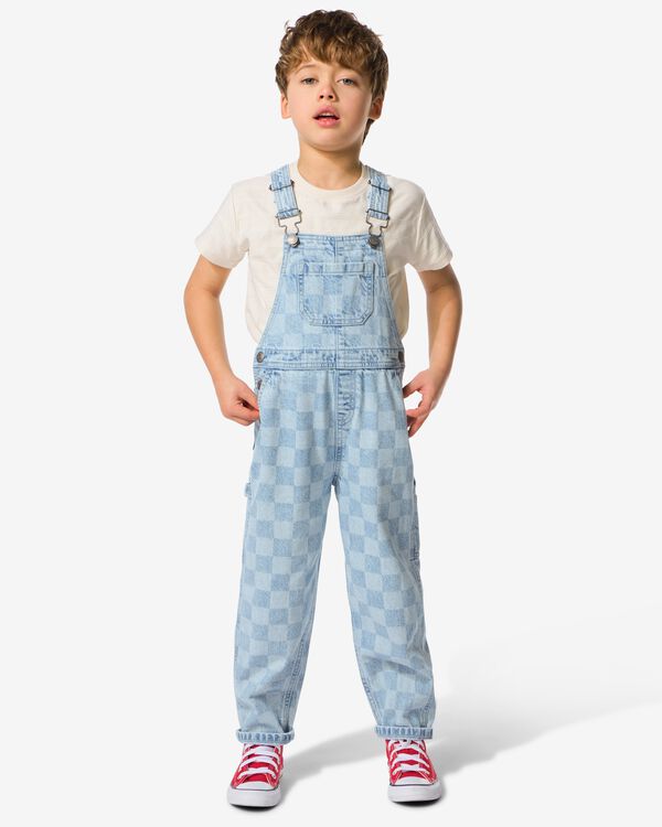 Kinder-Jumpsuit mit Farbblockmuster hellblau hellblau - 30711717LIGHTBLUE - HEMA
