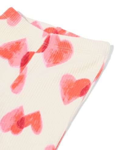 Ausgestellte Baby-Leggings mit Herzchen ecru - 33042570ECRU - HEMA