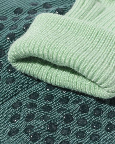 chaussettes c&ocirc;tel&eacute;es b&eacute;b&eacute; bambou - 5 paires vert - 4760110GREEN - HEMA