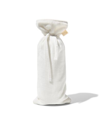 housse de bouillotte - 33x13.5 - velours blanc - 33394420 - HEMA