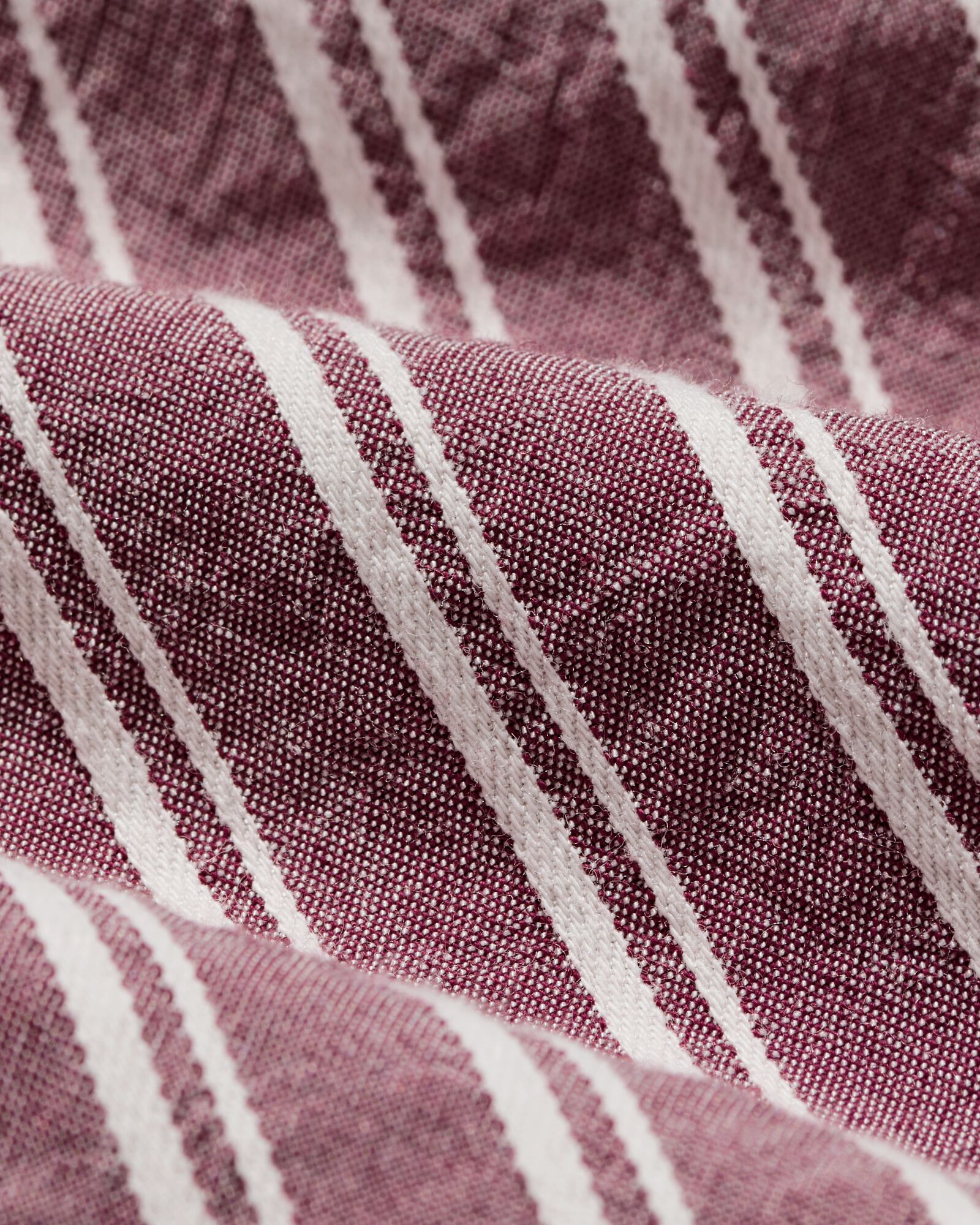 damesblouse Sally strepen bordeauxrood bordeauxrood - 36206930BURGUNDYRED - HEMA