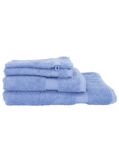 serviette de bain - qualité épaisse bleu - 1000018400 - HEMA