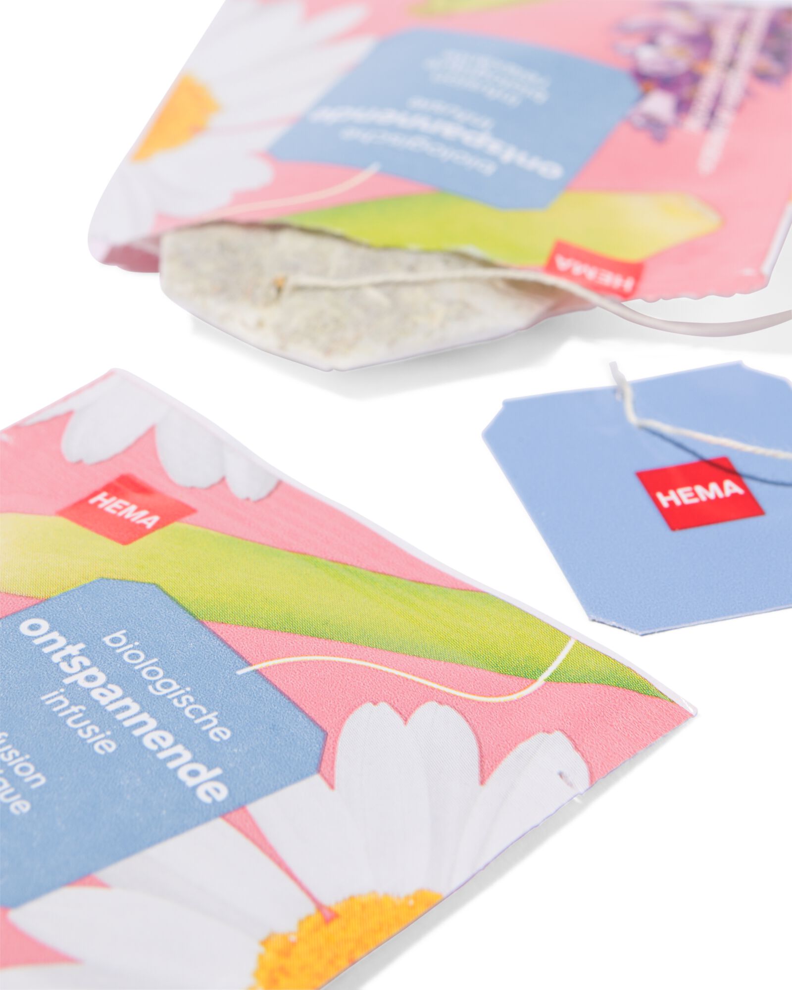 infusion bio camomille, fenouil, cannelle et lavande - lot de 20 - 17190309 - HEMA