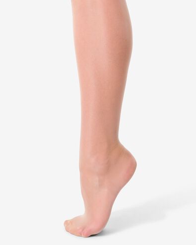 pantys glanzend 15denier - 2 stuks poeder - 1000000761 - HEMA