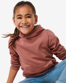 Kinder-Sweatshirt mit Kapuze rosa rosa - 1000029645 - HEMA