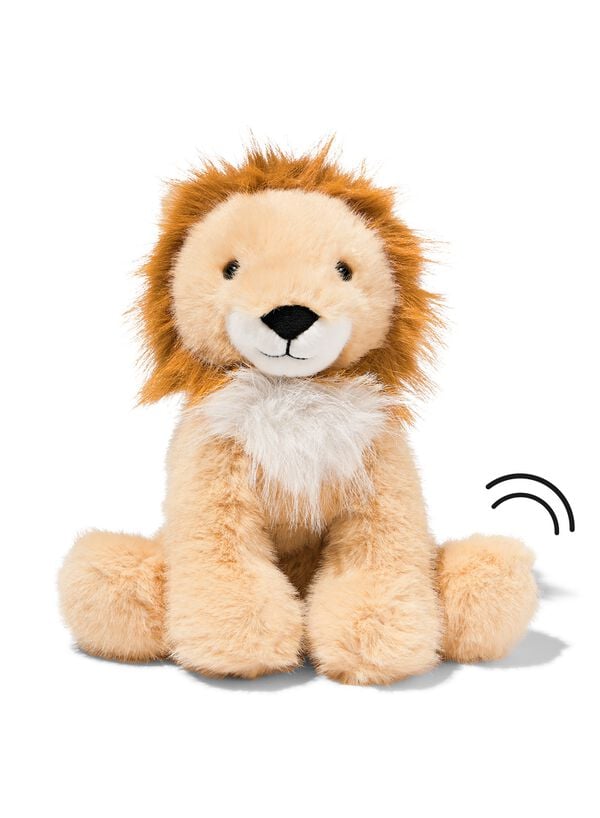 lichtgevende knuffel leeuw 22cm - 15100255 - HEMA
